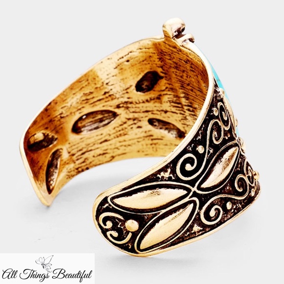 SOLD 🔥Turquoise Cuff Bracelet🔥 - Picture 2 of 6